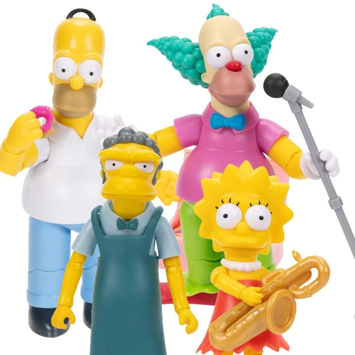 The Simpsons 5 Inch Scale Action Figure Wave 2 - Set of 4