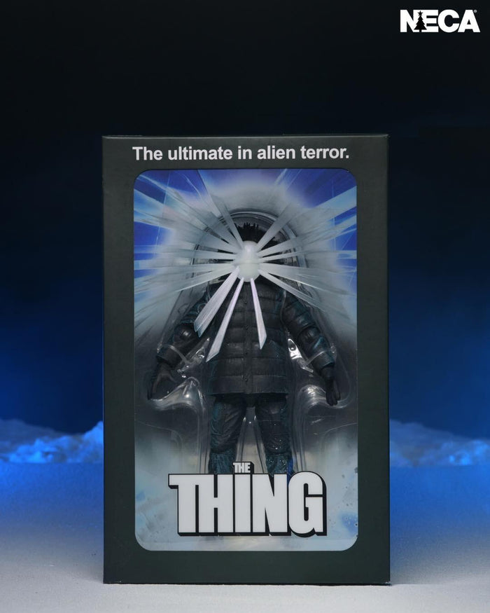 The Thing Ultimate 7 Inch Scale Action Figure With LED Light - The Thing (Movie Poster)