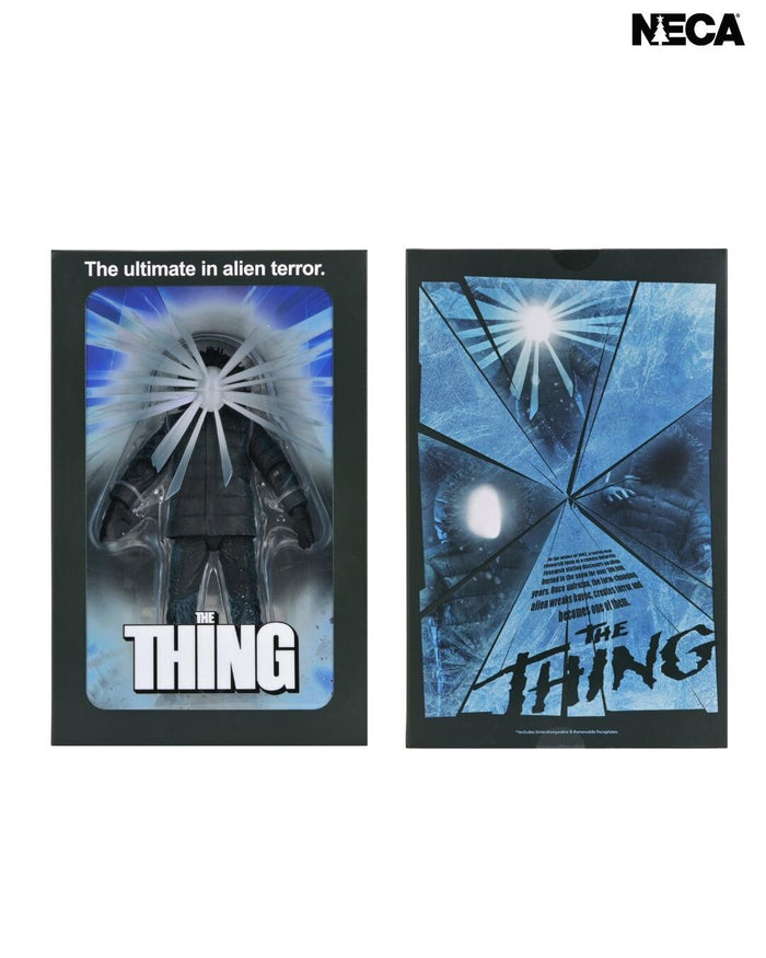 The Thing Ultimate 7 Inch Scale Action Figure With LED Light - The Thing (Movie Poster)