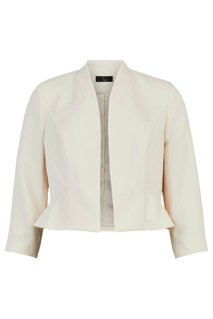 Tia 77608-7054 13 Cream Bolero Jacket - Dotique