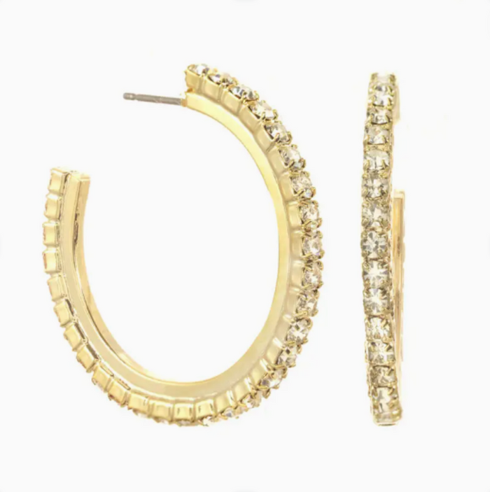 Tova Slim Hoop Earrings