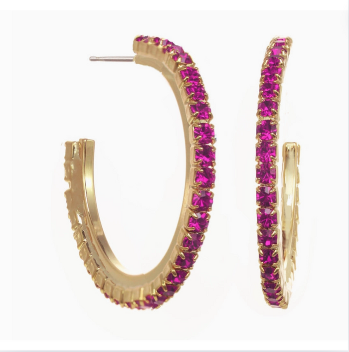Tova Slim Hoop Earrings