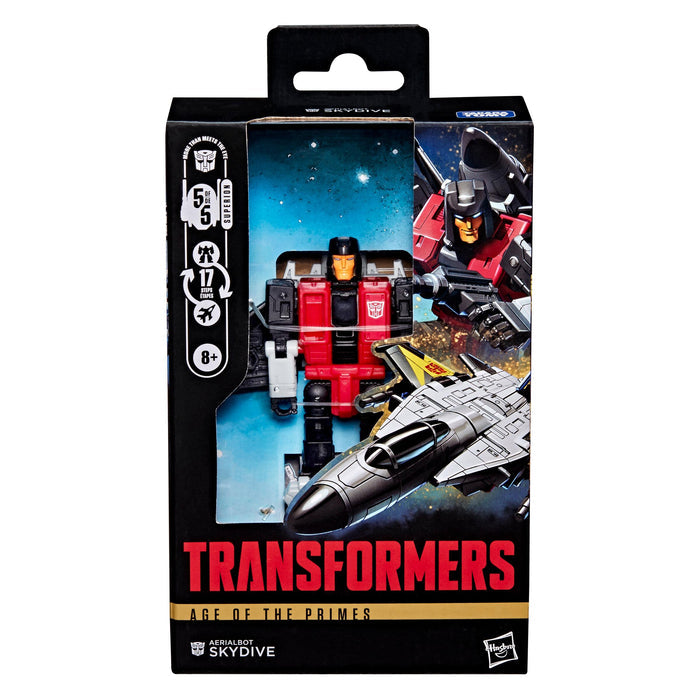 Transformers Age of The Primes Deluxe Class Action Figure - Aerialbot Skydive