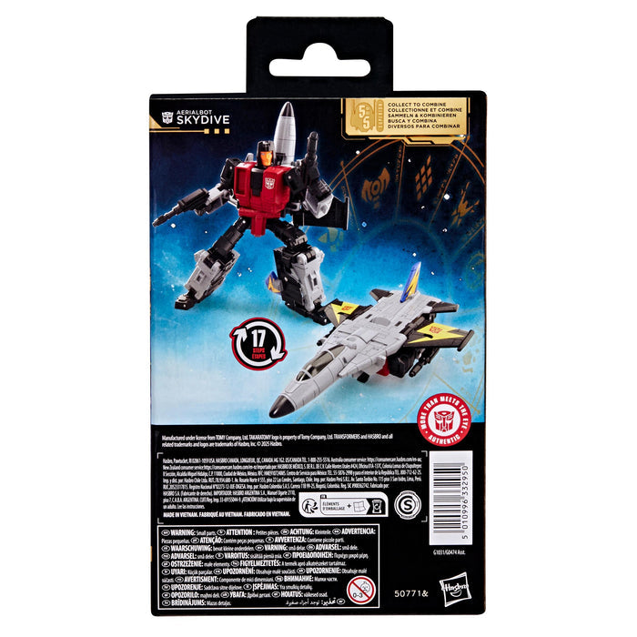 Transformers Age of The Primes Deluxe Class Action Figure - Aerialbot Skydive