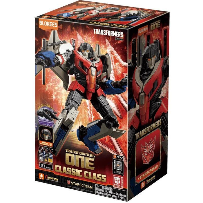 Transformers Classic Blokees 5 Inch Model Kit Class 16 - Starscream (Transformers ONE)