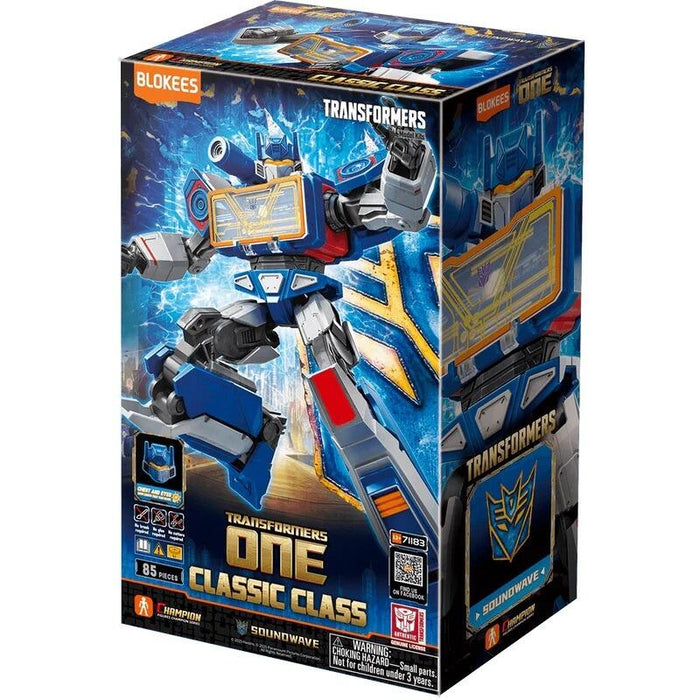 Transformers Classic Blokees 5 Inch Model Kit Class 17 - Soundwave (Transformers ONE)