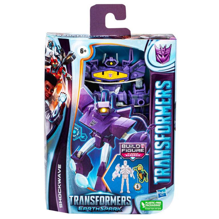 Transformers Earth Spark Deluxe Action Figure - Shockwave (BAF Dr. Meridian "Mandroid")