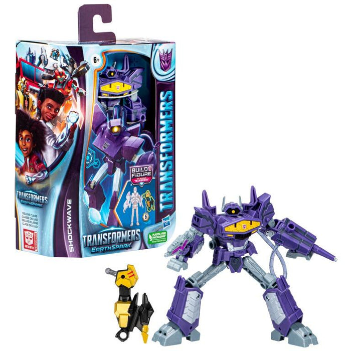 Transformers Earth Spark Deluxe Action Figure - Shockwave (BAF Dr. Meridian "Mandroid")