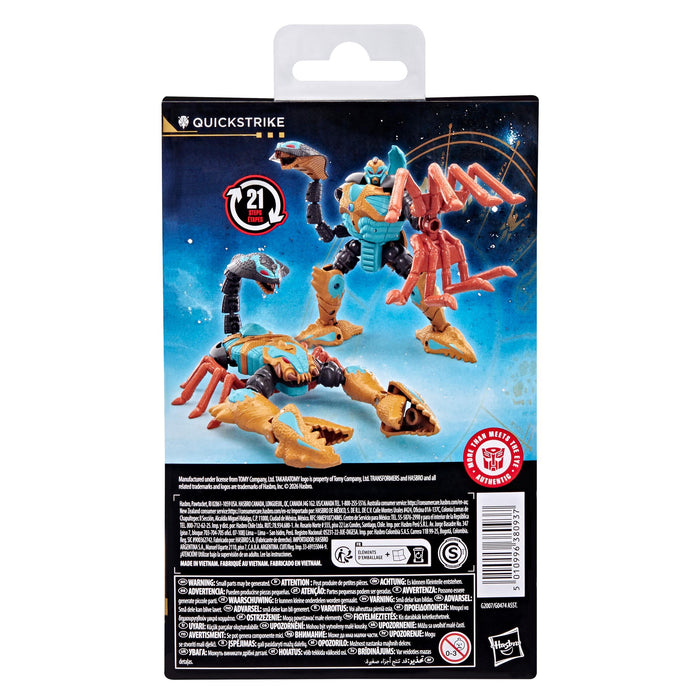Transformers Generations Age Of The Primes Deluxe Class Action Figure - Quickstrike