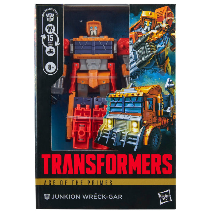 Transformers Generations Age Of The Primes Voyager Class Action Figure - Junkion Wreck-Gar