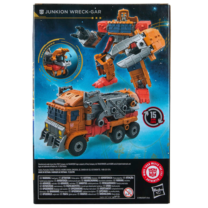 Transformers Generations Age Of The Primes Voyager Class Action Figure - Junkion Wreck-Gar