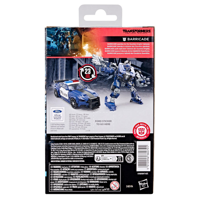 Transformers Studio Series Deluxe Class Action Figure - Barricade