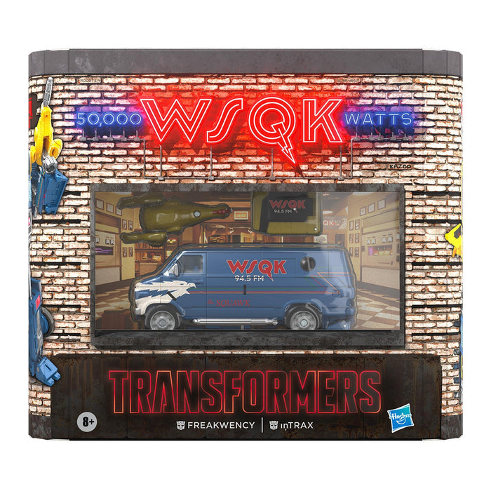 Transformers X Stranger Things Action Figure - Freakwency & 8-Trax