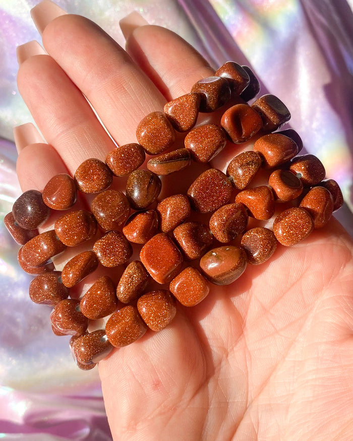 Tumbled Goldstone Bracelet