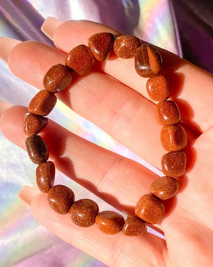 Tumbled Goldstone Bracelet