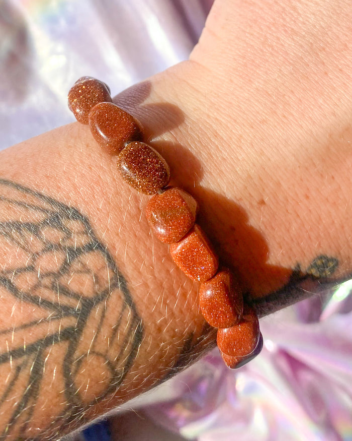 Tumbled Goldstone Bracelet