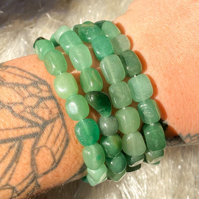 Tumbled Green Aventurine Bracelet