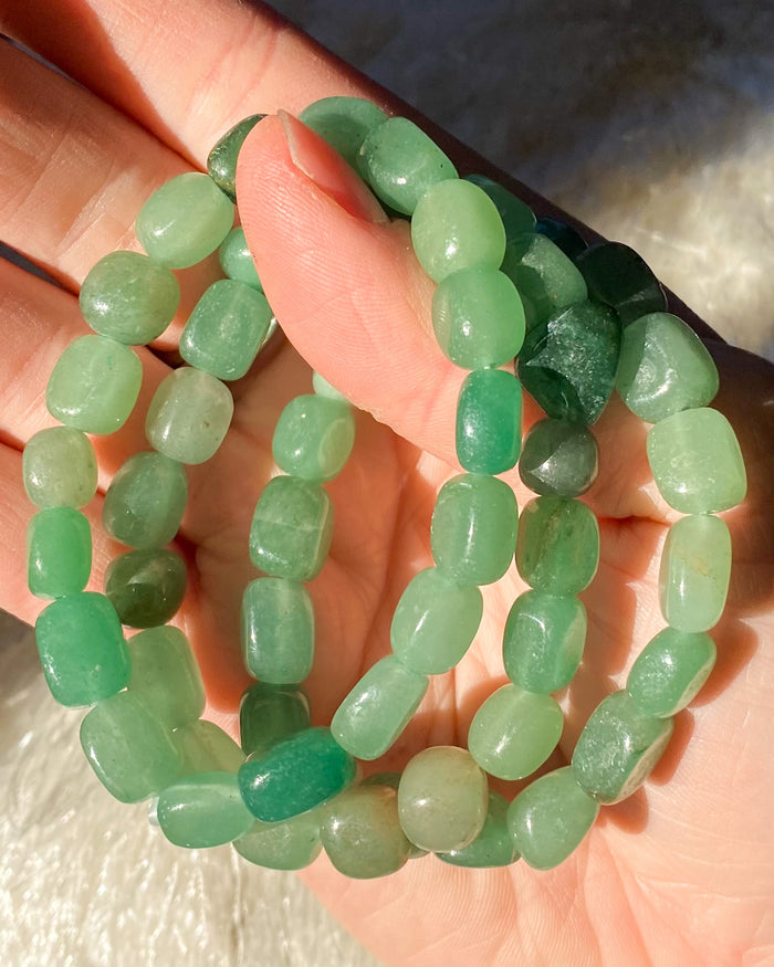 Tumbled Green Aventurine Bracelet