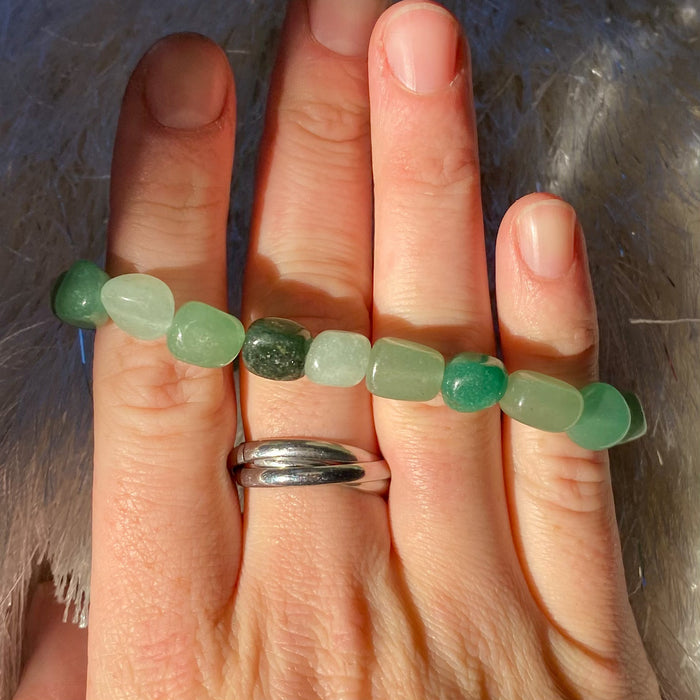Tumbled Green Aventurine Bracelet