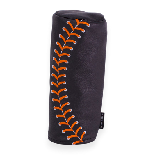 Two Seam Leather Tribeca Driver - Black/Orange