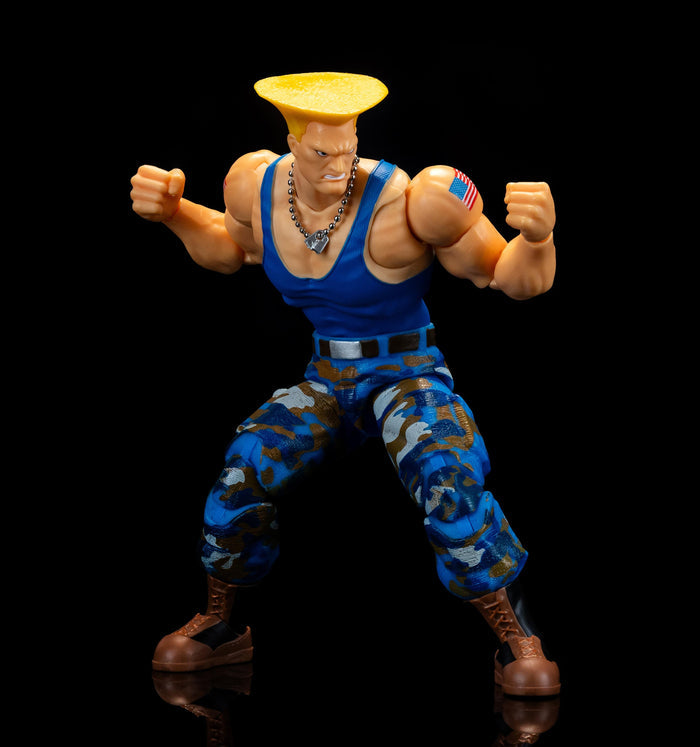 Ultra Street Fighter II Exclusive 6 Inch Action Figure - Guile (Player 2)
