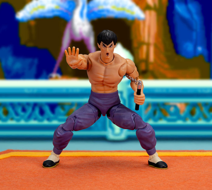 Ultra Street Fighter II Exclusive 6 Inch Deluxe Action Figure - Fei Long (Player 2)