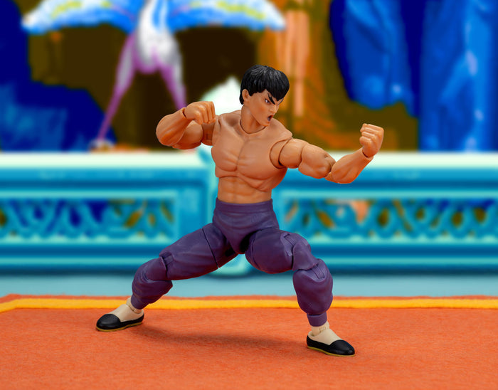 Ultra Street Fighter II Exclusive 6 Inch Deluxe Action Figure - Fei Long (Player 2)