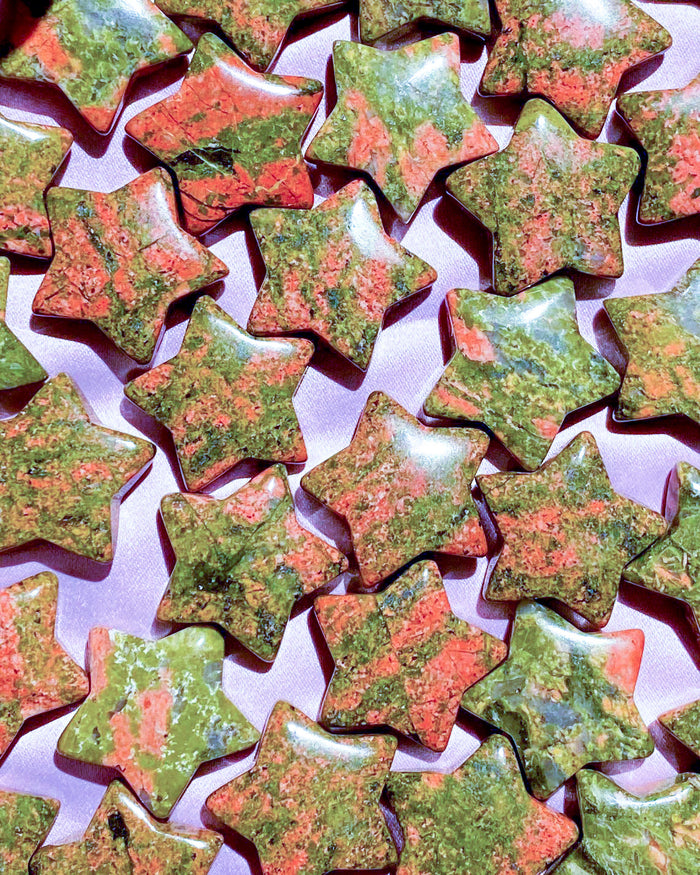 Unakite Jasper Star