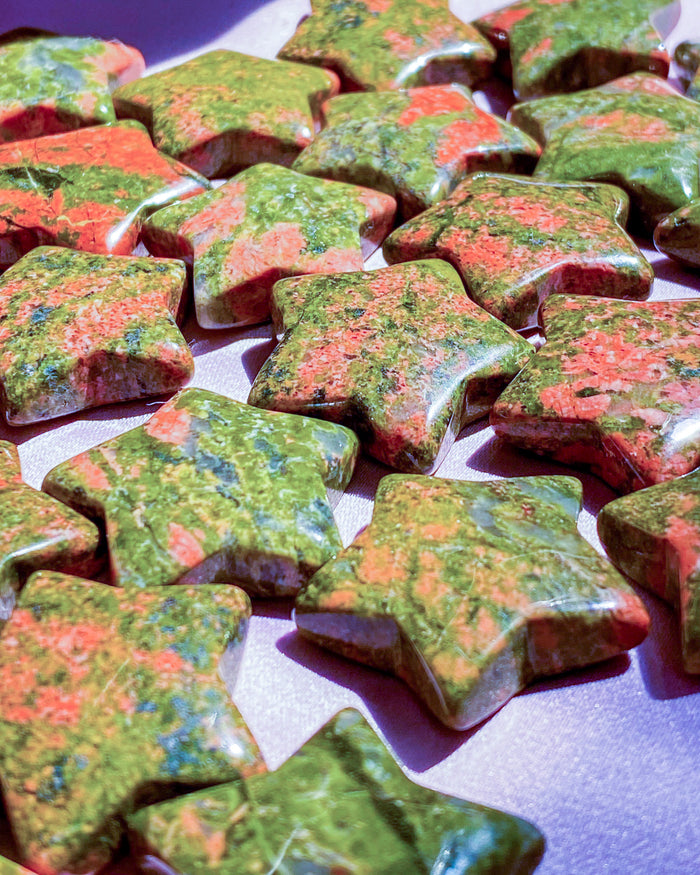 Unakite Jasper Star