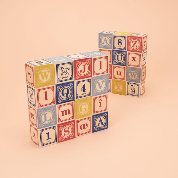 UNCLE GOOSE FRENCH ALPHABET BLOCKS