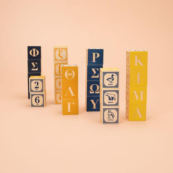 UNCLE GOOSE GREEK ALPHABET BLOCKS