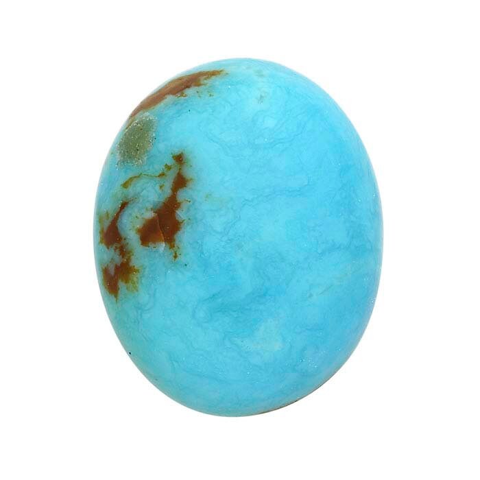 USA Natural Arkansas Mona Lisa Turquise Cab (Cabochon) 6x4-10x8mm Oval, Mined and Cut in USA