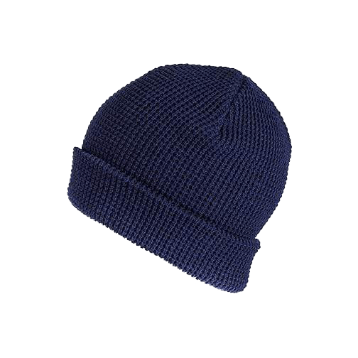 Navy Custom Waffle Beanie - Corporate Gifts