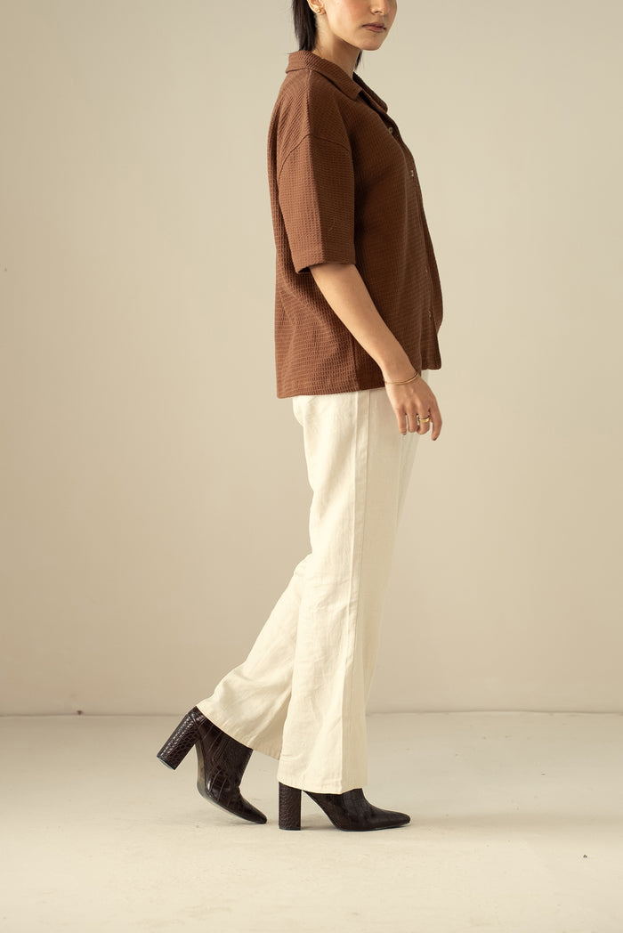 Waffle Knit Cuban Shirt (WBD-01)