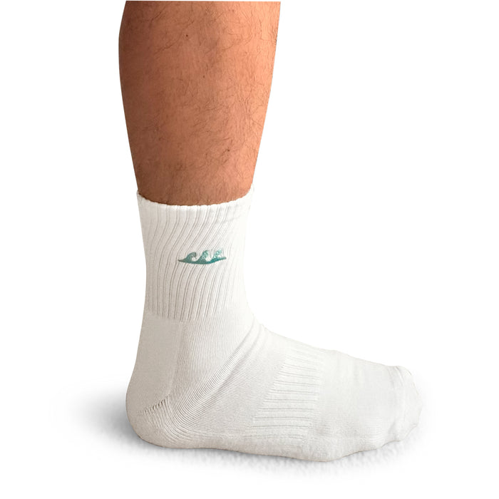Wave Pilates Grip Socks | Non-Slip, Fun Print | Reforman