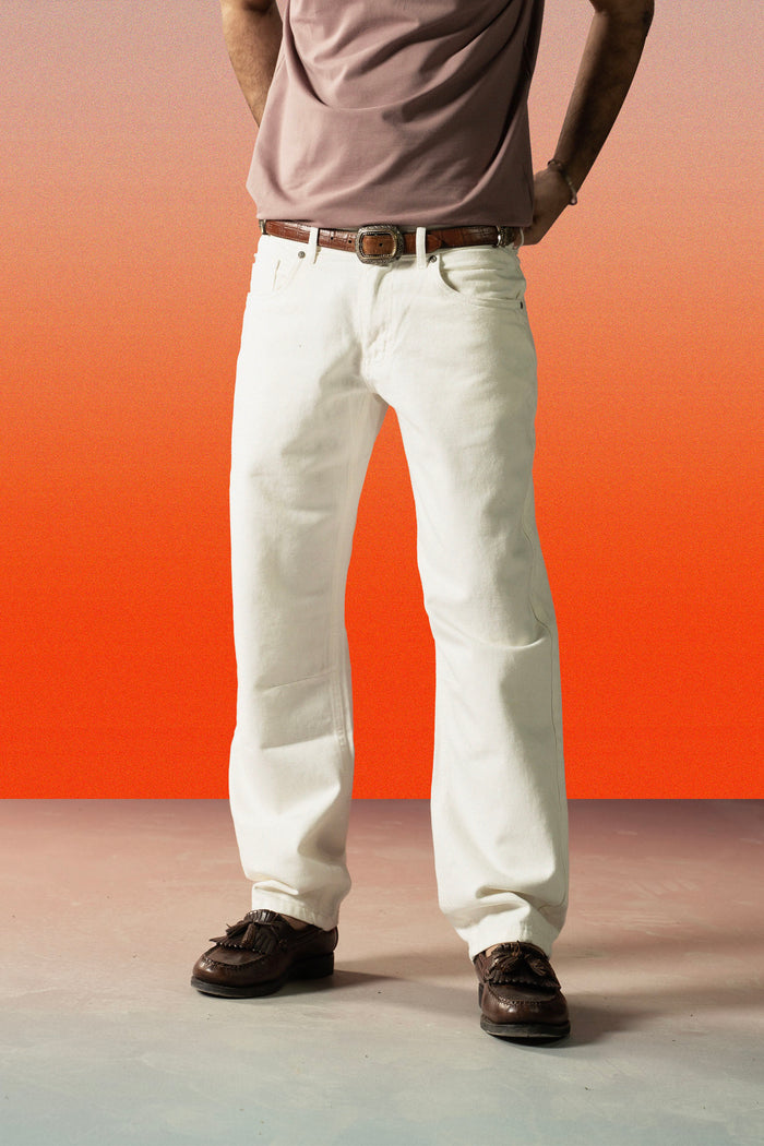 White Jeans - Straight Fit