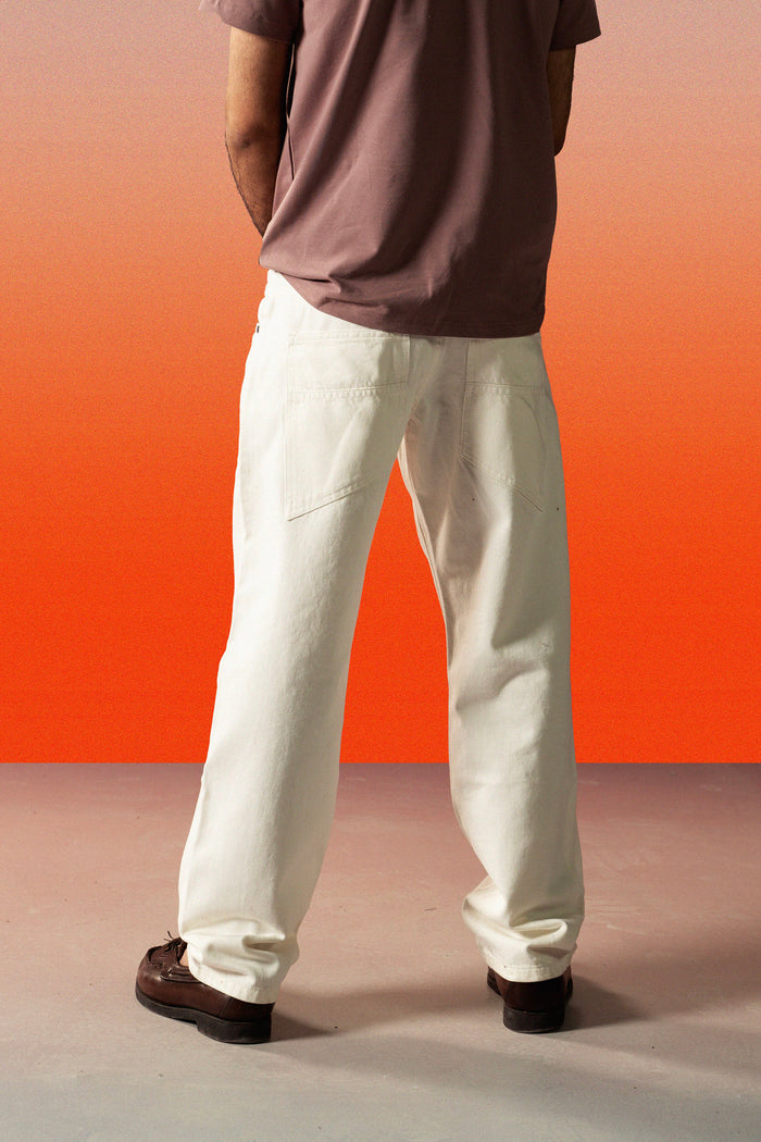 White Jeans - Straight Fit