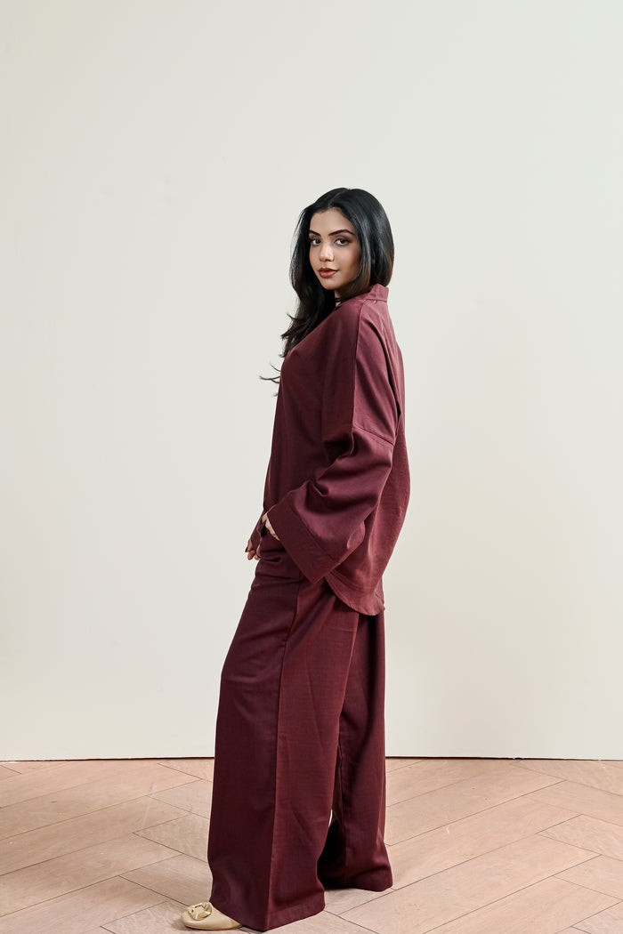 Wide Leg Linen Trouser (WRT-01)
