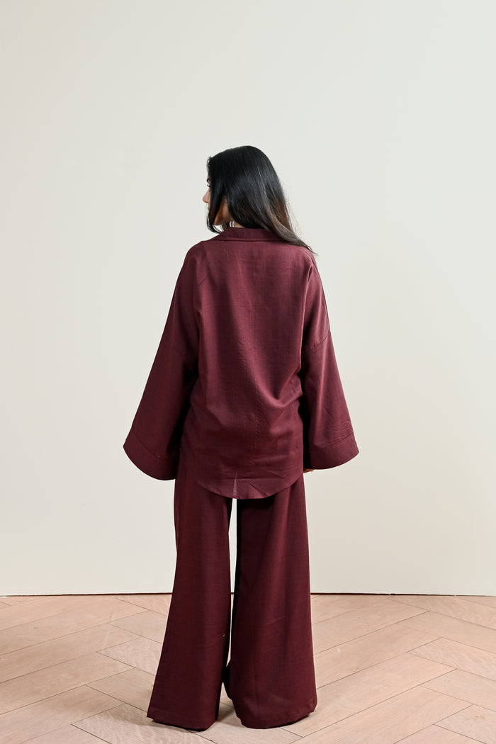 Wide Leg Linen Trouser (WRT-01)