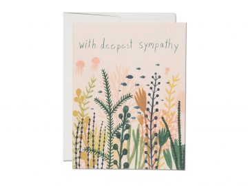 WITH DEEPEST SYMPATHY CARD