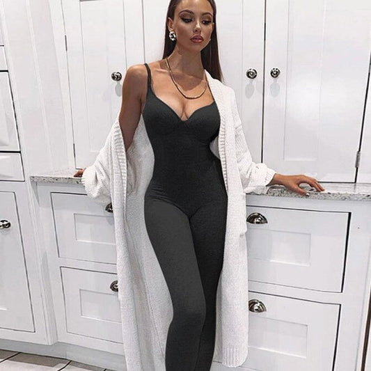 Women’s Small Sling Jumpsuit – Casual Loose-Fit Trousers