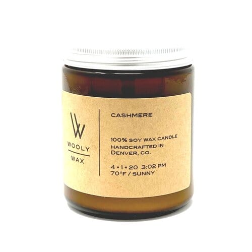 Cashmere / 4 oz Custom Wooly Wax Candle - Corporate Gifts