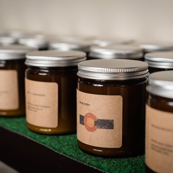 Custom Wooly Wax Candle - Corporate Gifts